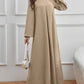 EMERY ROSE Women's Solid Color Long Sleeve Maxi Dress